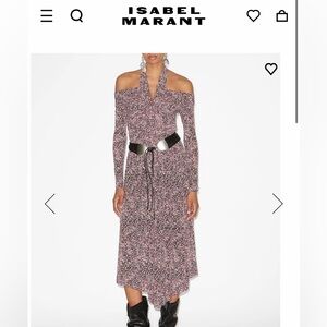 Isabel Marant Black Belt with Silver Details